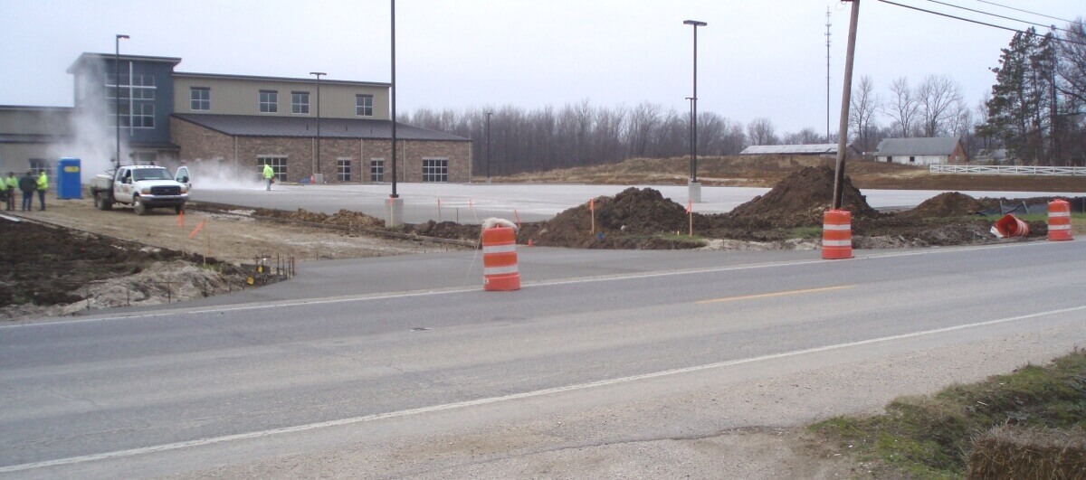 Bethany Christian Church Driveway Construction, SR 57, Washington, IN